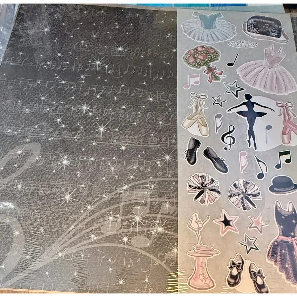 Creative Memories - Dance Additions 12 x12 Paper